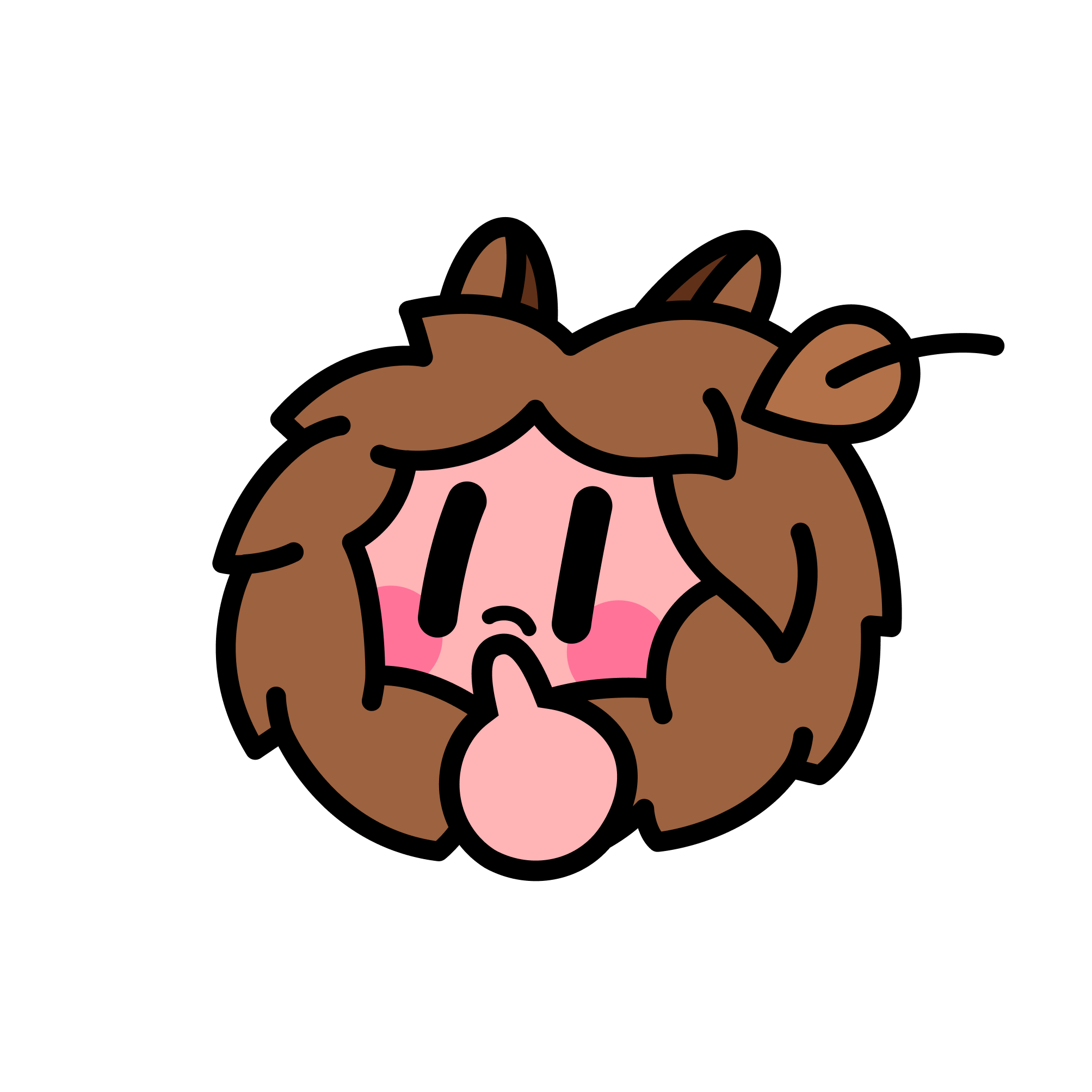 Cheers UP Emoji-挖鼻孔-32